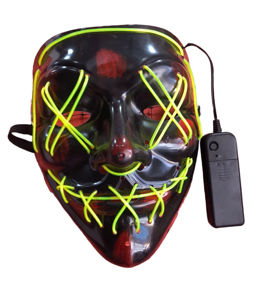 Mascara Halloween Luz Led