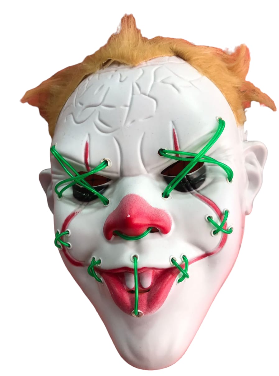 Mascara Halloween Luz Led