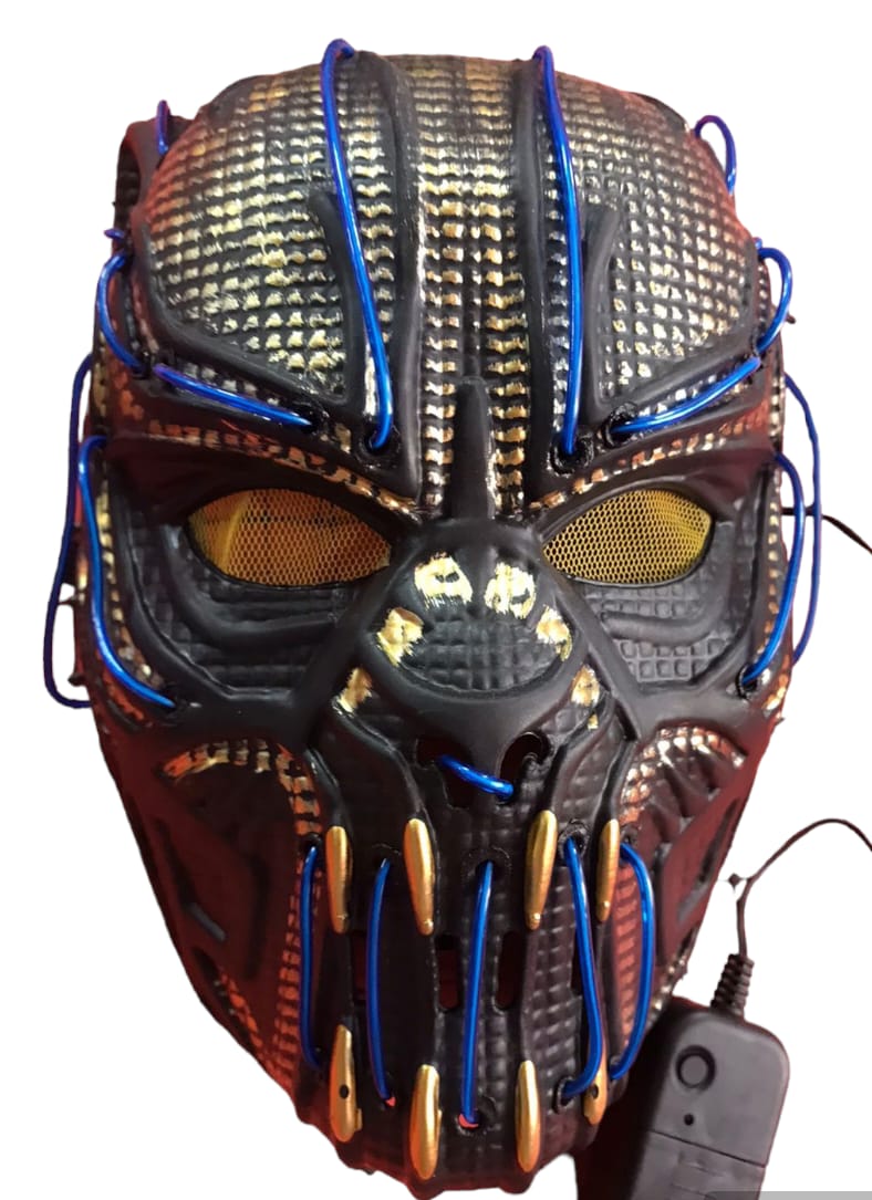 Mascara Halloween Luz Led