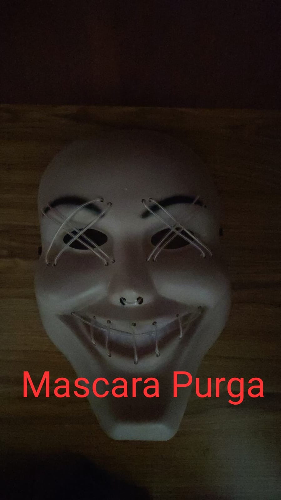 Mascara Halloween Luz Led