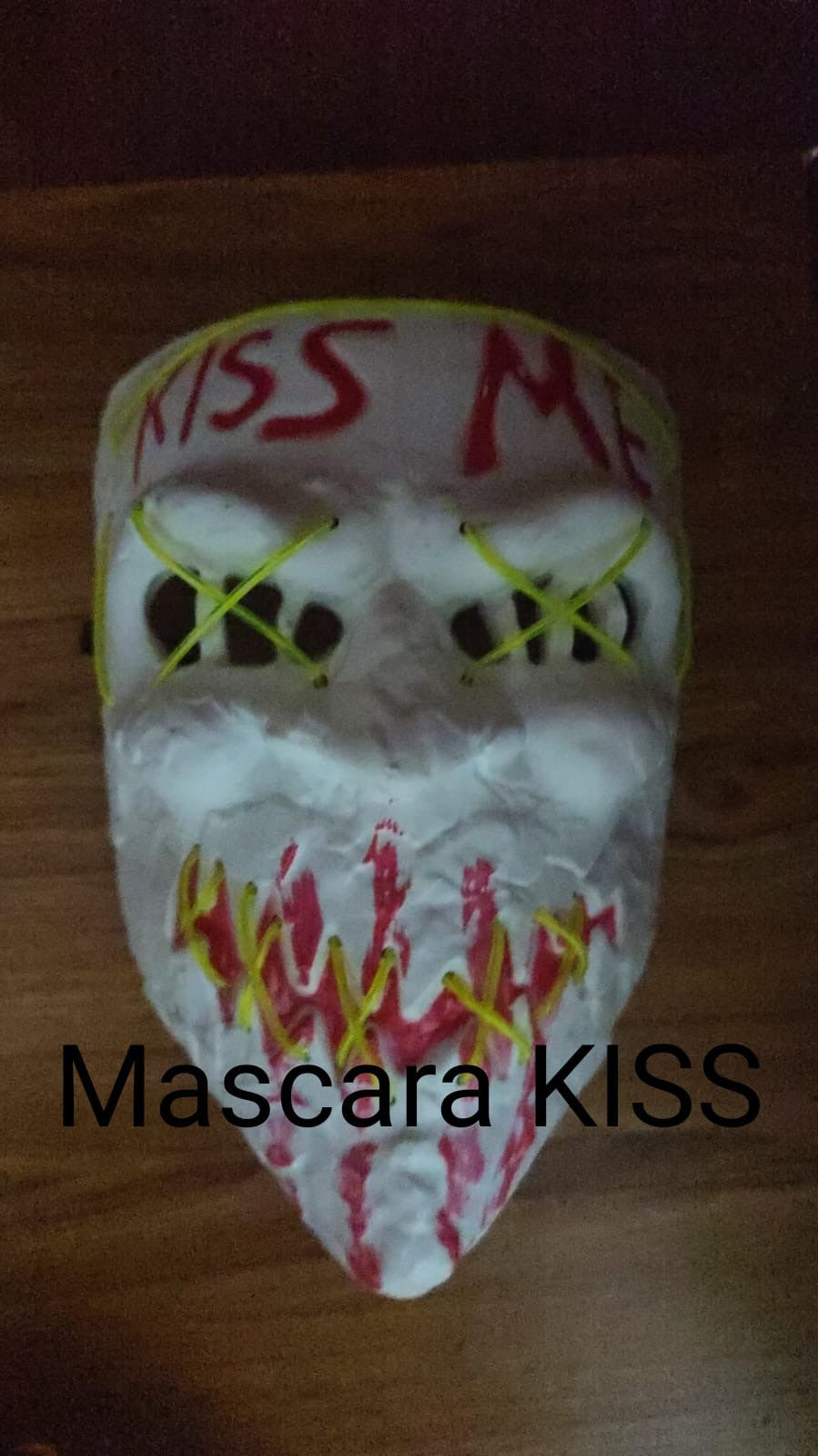 Mascara Halloween Luz Led
