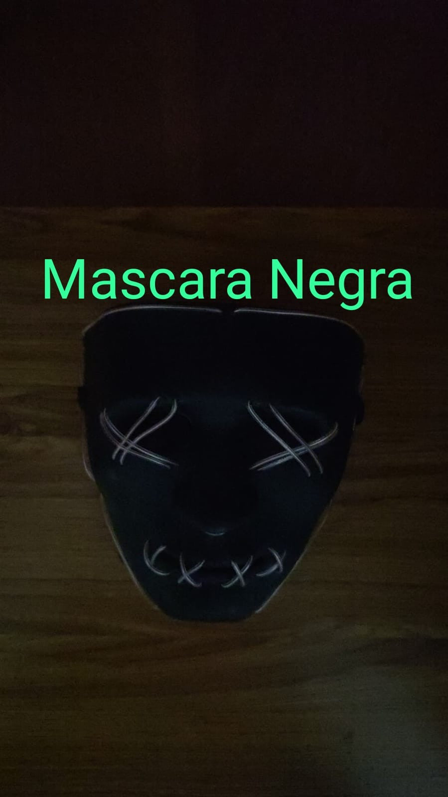 Mascara Halloween Luz Led