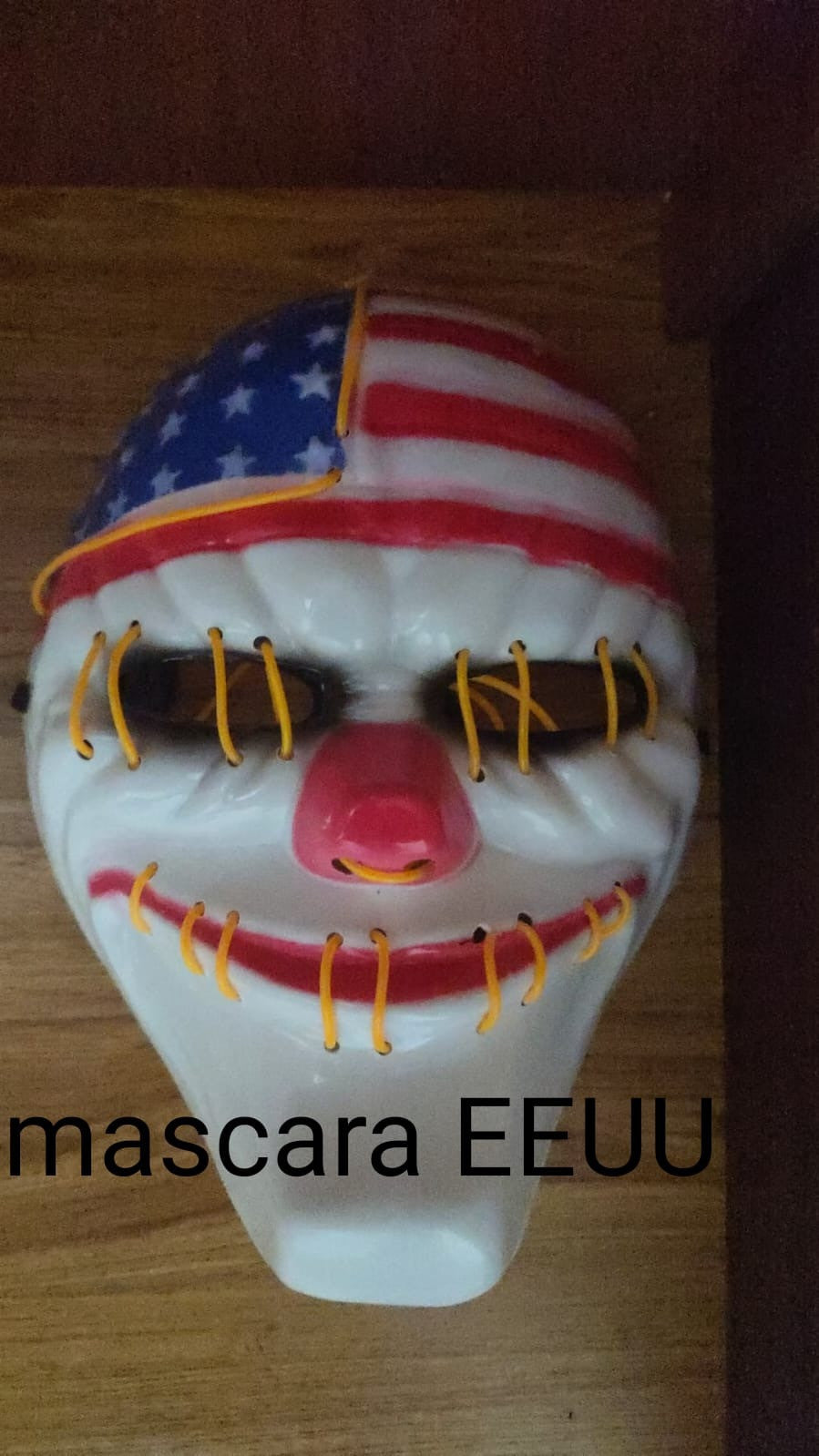 Mascara Halloween Luz Led