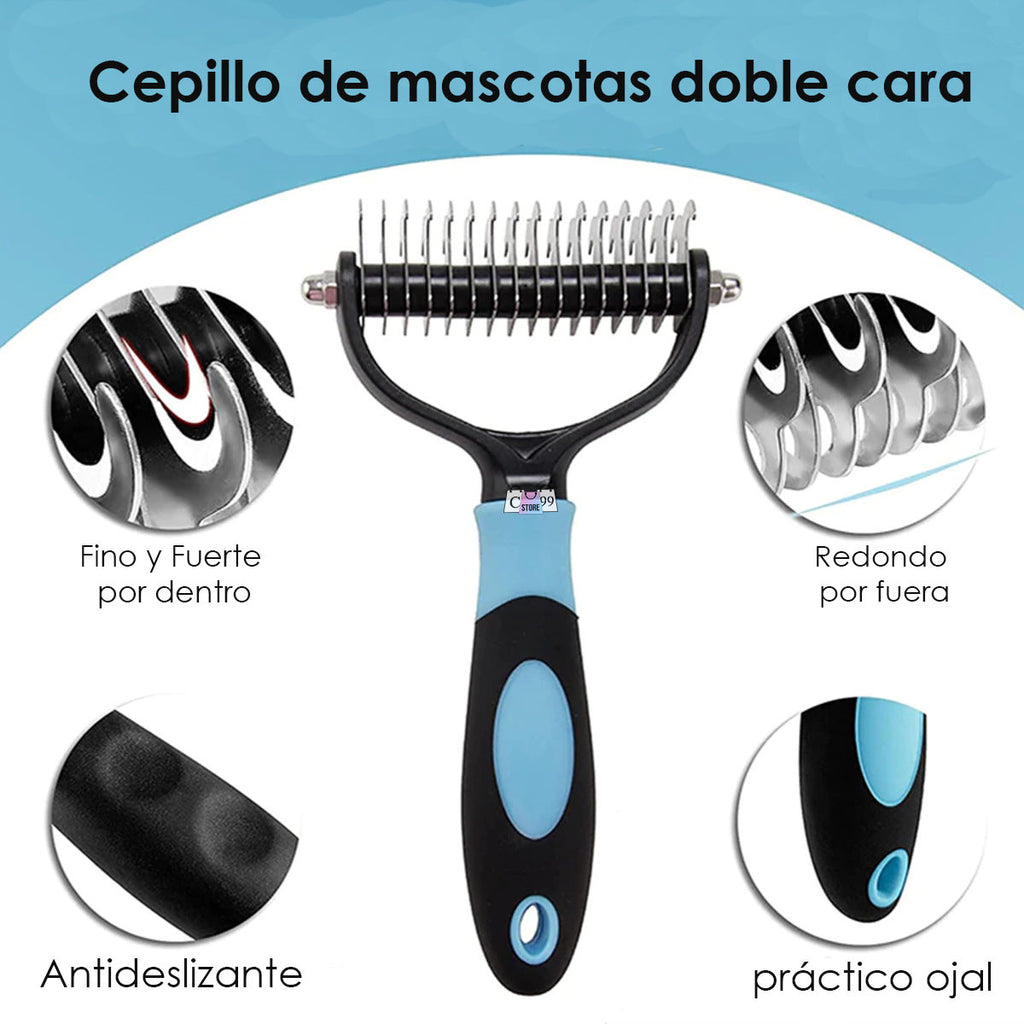 Cepillo y Rascador De Pelo Para Mascotas
