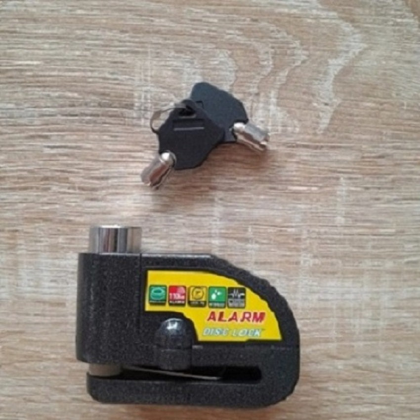 CANDADO ALARMA PARA MOTOS Y BICICLETAS