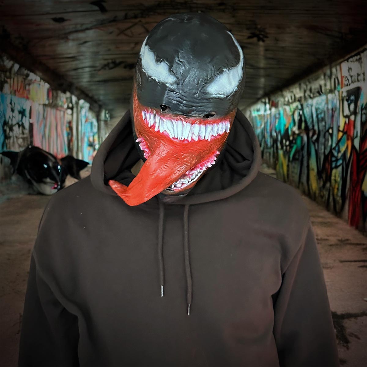 Mascara Venom De Latex Halloween OF-1600