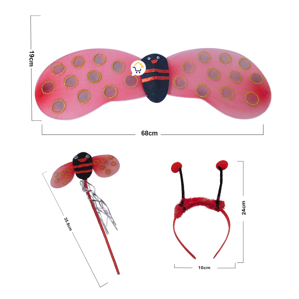 Disfraz Mariquita Niñas Halloween OD577