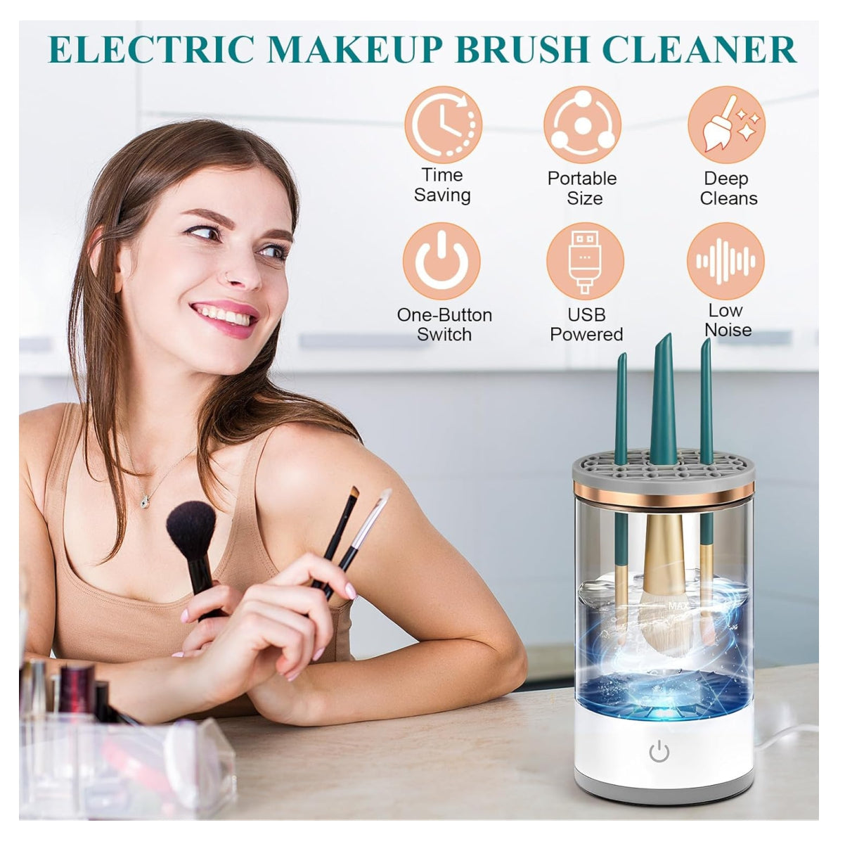 Lavadora De Brochas De Maquillaje usb